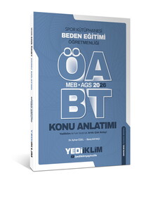 Yediiklim Yayınları 2026 MEB AGS ÖABT Beden Eğitimi Öğretmenliği Konu Anlatımı