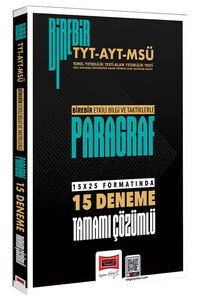Yargı Yayınları 2026 Birebir TYT-AYT-MSÜ Paragraf Tamamı Çözümlü 15 Deneme Sınavı
