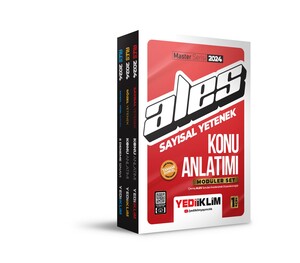 Yediiklim Yayınları 2024 Ales Sözel Yetenek Konu Anlatımı Modüler Set 3 cilt
