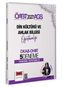 Yargı Yayınları 2027 MEB AGS ÖABT Din Kültürü ve Ahlak Bilgisi Öğretmenliği DKAB - DHBT Tamamı Çözümlü 5 Deneme