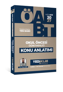 Yediiklim Yayınları 2027 MEB AGS ÖABT Okul Öncesi Öğretmenliği Konu Anlatımı