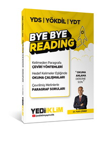 YEDİİKLİM YAYINEVİ YDS YÖKDİL YDT BYE BYE READING