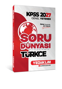 Yediiklim Yayınları 2027 KPSS Genel Yetenek Türkçe Soru Dünyası