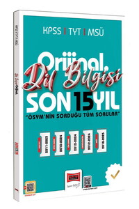 Yargı Yayınları 2026 KPSS TYT MSÜ Orijinal Dil Bilgisi Son 15 Yıl Çıkmış Sorular