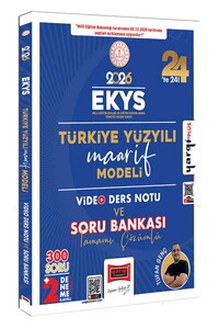Yargı Yayınları 2026 MEB EKYS Türkiye Yüzyılı Maarif Modeli Video Ders Notları ve Soru Bankası