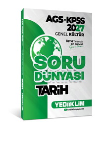 Yediiklim Yayınları 2027 AGS- KPSS Genel Kültür Tarih Soru Dünyası