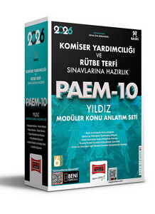 Yargı Yayınları 2026 PAEM Komiser Yardımcılığı ve Rütbe Terfi Sınavlarına Hazırlık Yıldız Modüler Konu Anlatım Seti