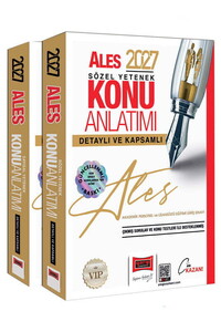 Yargı Yayınları 2027 ALES VİP Sayısal-Sözel Yetenek Detaylı ve Kapsamlı Konu Anlatımı 2 Cilt