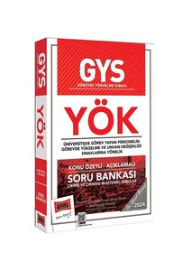 Yargı Yayınları 2023 Üniversiteler Personeli İçin Görevde Yükselme Sınavlarına Yönelik GYS Konu Özetli Açıklamalı Soru Bankası