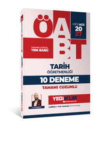 Yediiklim YayInlarI 2027 MEB AGS ÖABT  Tarih ÖĞretmenliĞi TamamI Çözümlü 10 Deneme