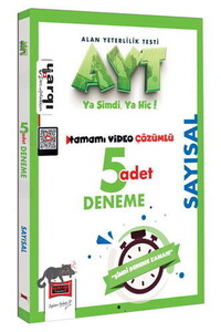 Yargı Yayınları AYT Sayısal Tamamı Video Çözümlü 5 Deneme