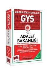 Yargı Yayınları  Adalet Bakanlığı GYS İdari İşler Müdürü Kadrosu İçin Konu Özetli Açıklamalı Ders Notları Çıkmış ve Çıkması