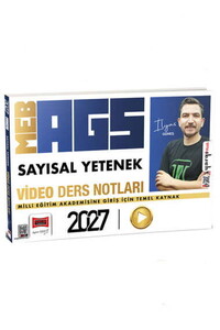 Yargı Yayınları 2027 MEB-AGS Sayısal Yetenek Video Ders Notları