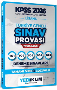 Yediiklim 2026 KPSS Lisans GY-GK Türkiye Geneli Video Çözümlü Denemeler