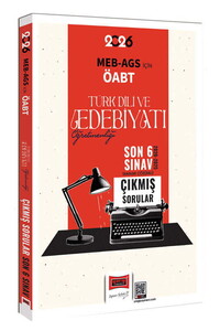 Yargı Yayınları 2026 ÖABT MEB-AGS Türk Dili ve Edebiyatı Öğretmenliği Tamamı Çözümlü Son 6 Sınav Çıkmış Sorular
