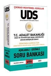 Yargı Yayınları 2023 Adalet Bakanlığı Ceza ve Tevkifevleri Genel Müdürlüğü Unvan Değişikliği Sınavı UDS Öğretmen Kadrosu İçin Öğ