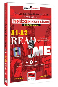 Yargı Yayınları A1-A2 Read Me İngilizce Hikaye Kitabı 3 Kitap Bir Arada