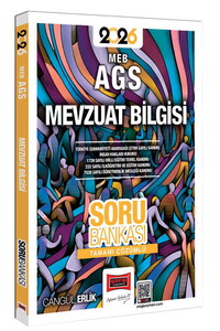Yargı Yayınları 2026 MEB-AGS Mevzuat Bilgisi Tamamı Çözümlü Soru Bankası Cangül Erlik
