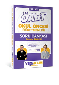 Yediiklim Yayınları 2027 MEB AGS ÖABT Okul Öncesi Öğretmenliği Tamamı Çözümlü Soru Bankası