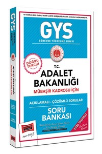 Yargı Yayınları GYS T.C. Adalet Bakanlığı Mübaşir Kadrosu İçin Açıklamalı Soru Bankası