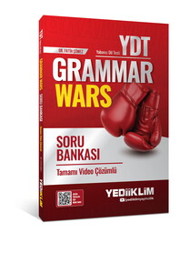Yediiklim Yayınları YDT Grammar Wars Tamamı Video Çözümlü Soru Bankası